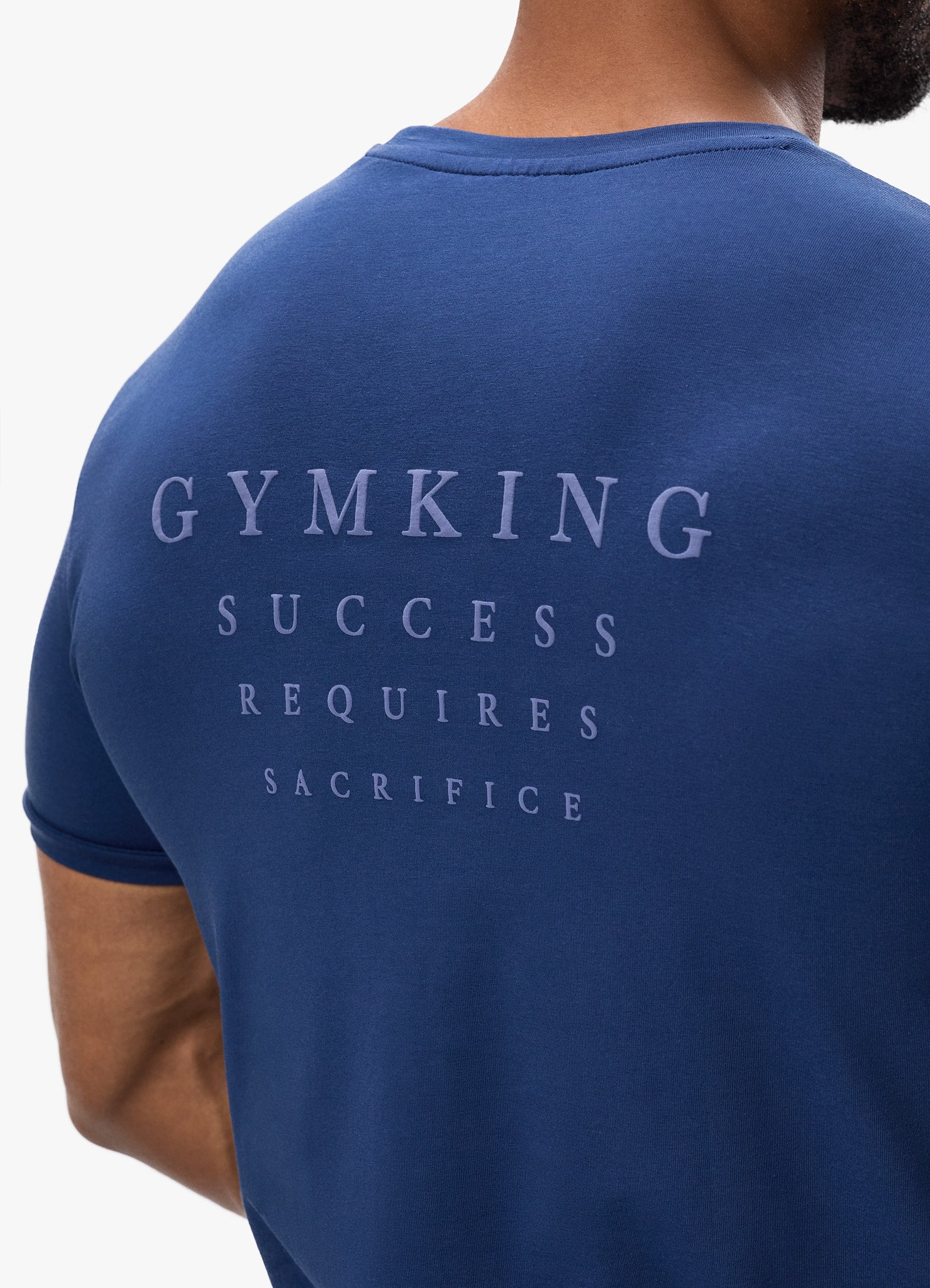 Gym King Sacrifice Tee - Deep Cobalt Xs