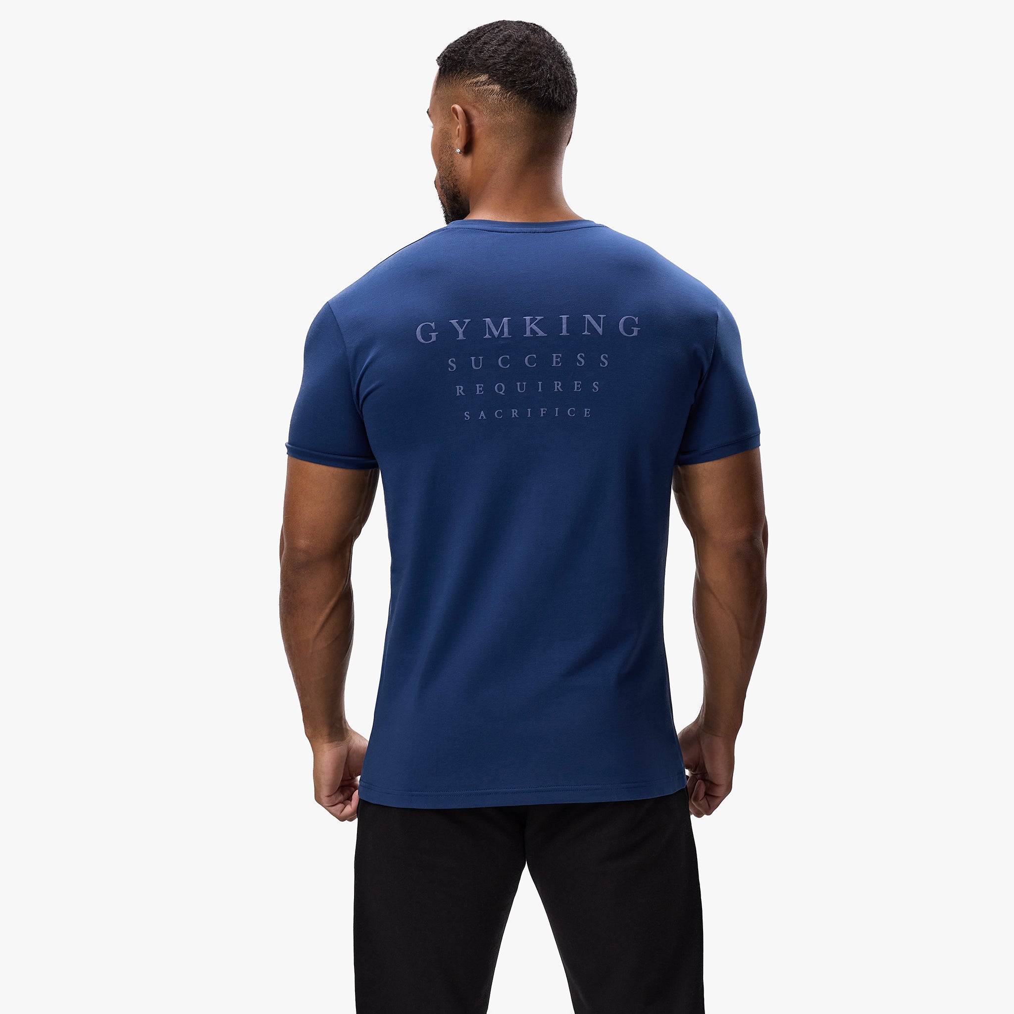 Gym King Sacrifice Tee - Deep Cobalt Xs