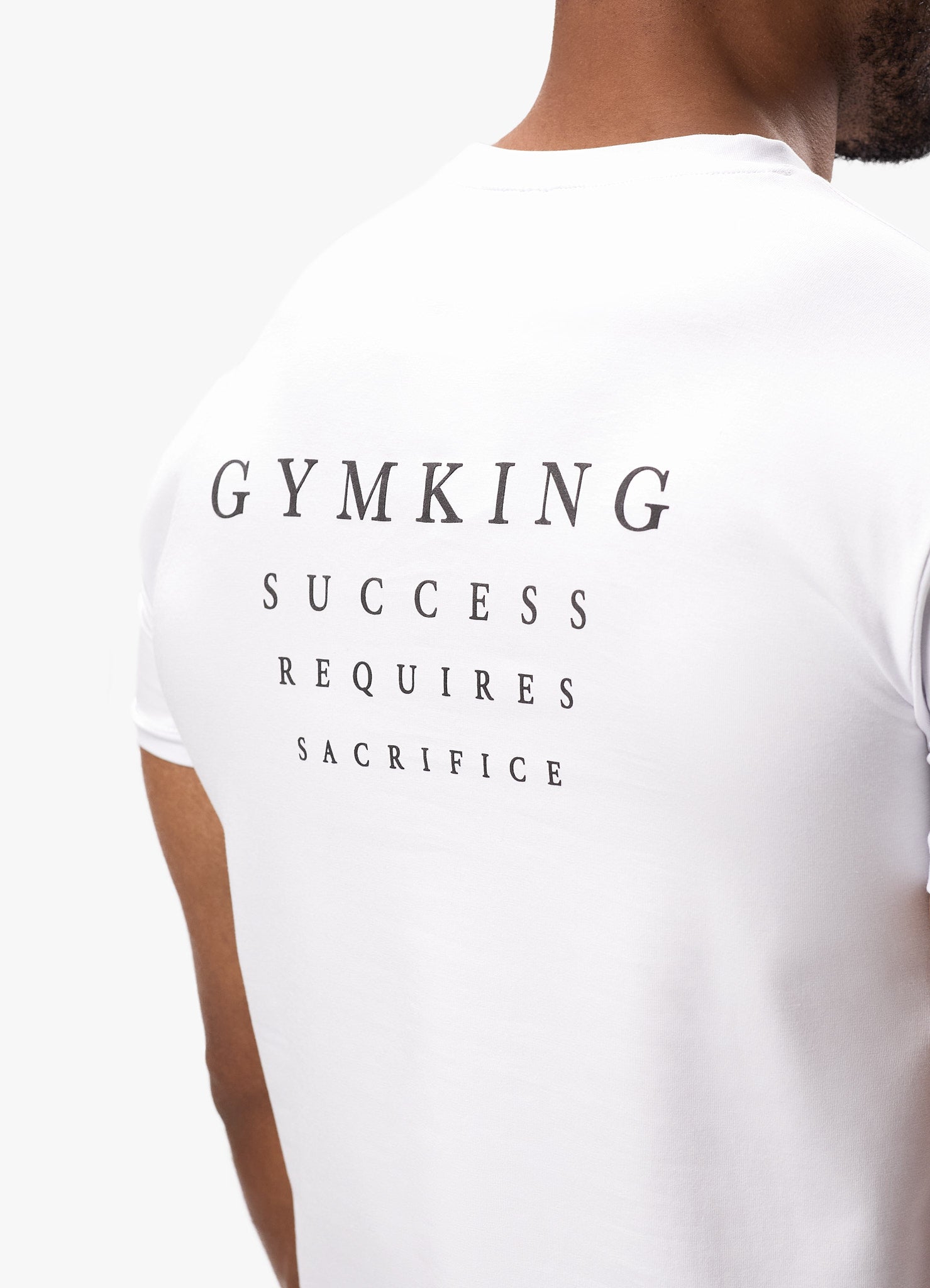 Gym King Sacrifice Tee - White Xs