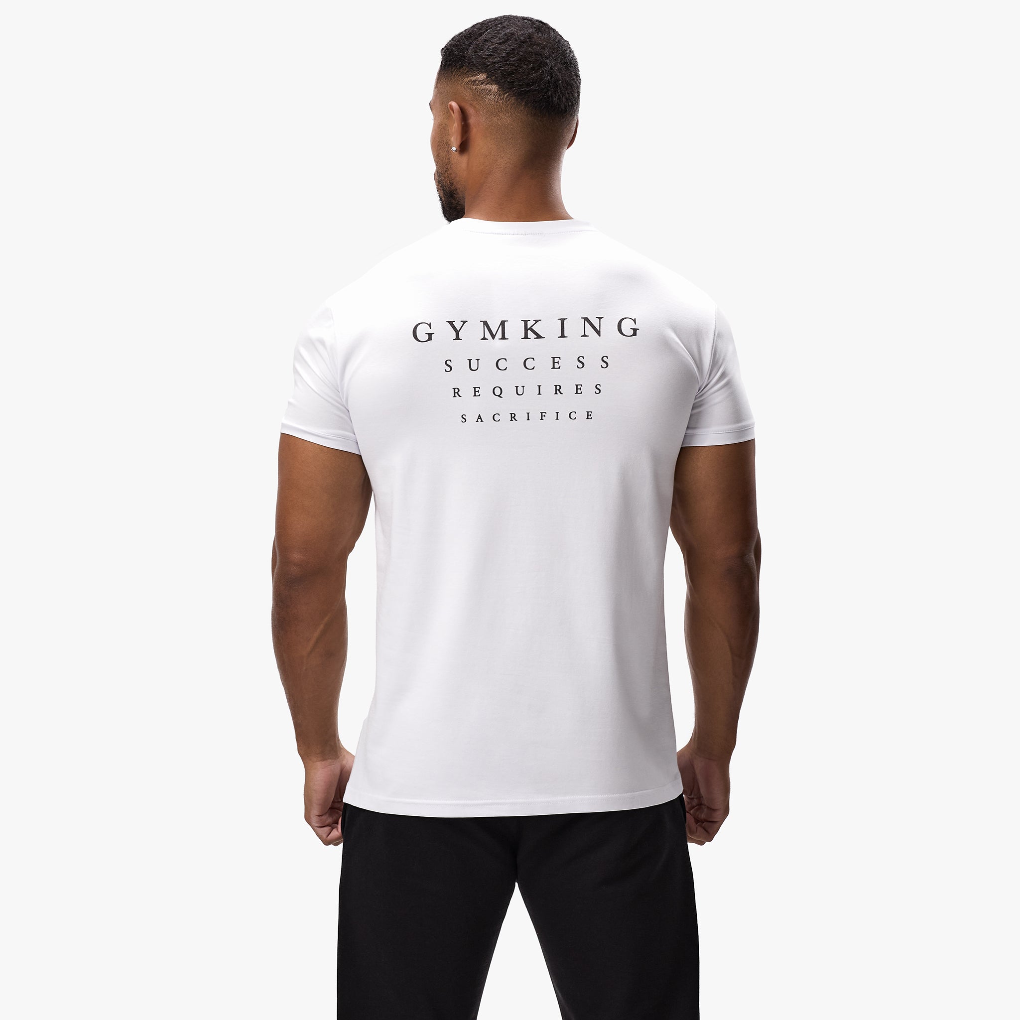 Gym King Sacrifice Tee - White Xs