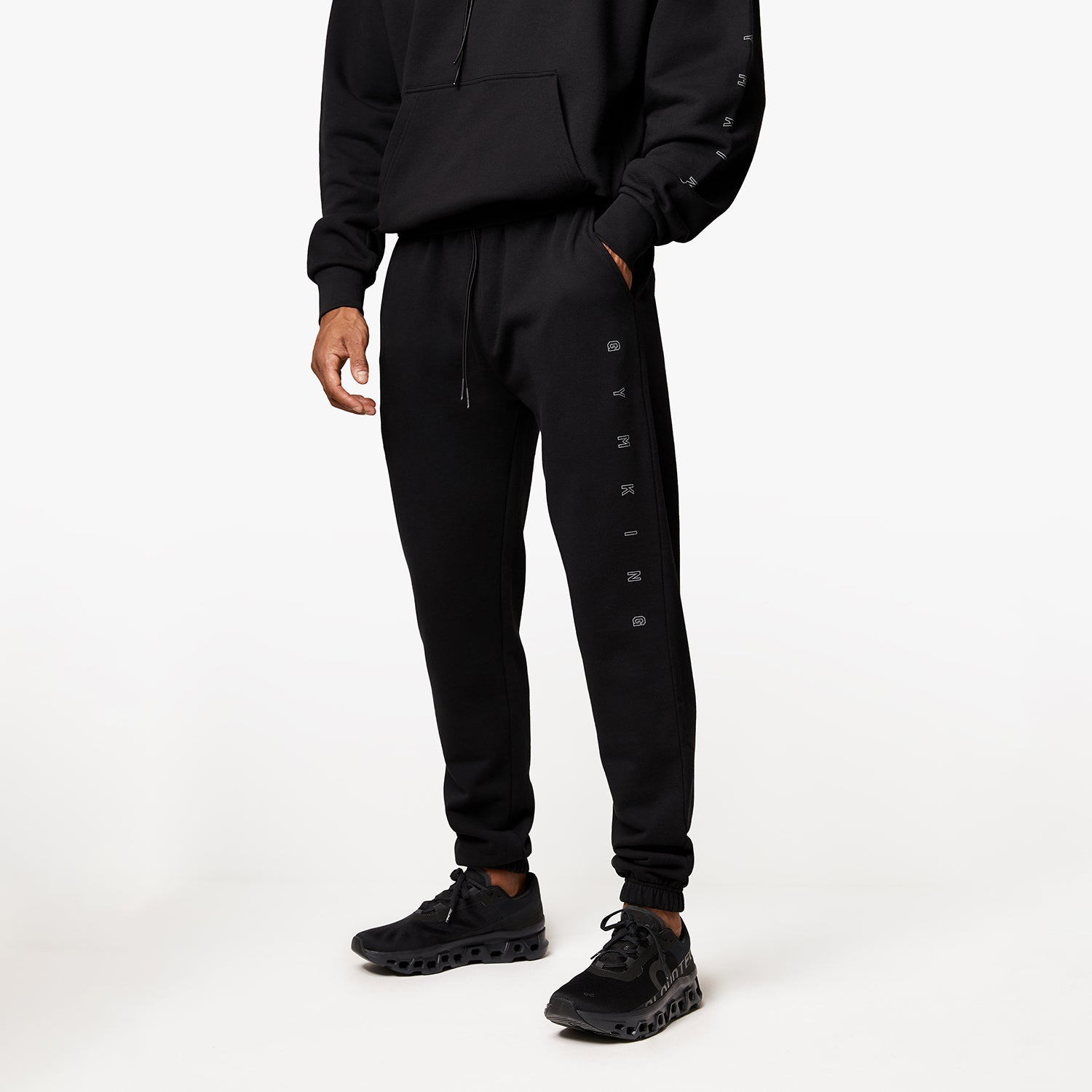 Gym King Stealth Loopback Pant - Black S