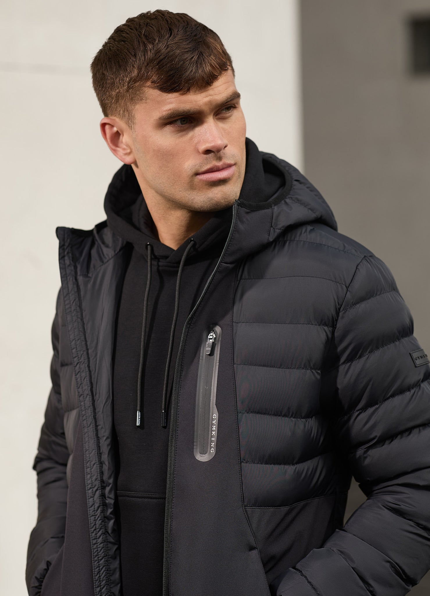 Gym King Summit Hybrid Jacket - Black Xs