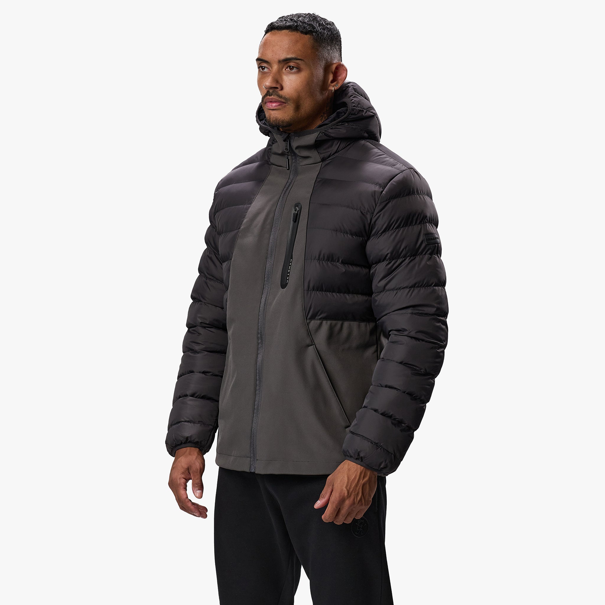 Gym King Summit Hybrid Jacket - Black/Grey Xs