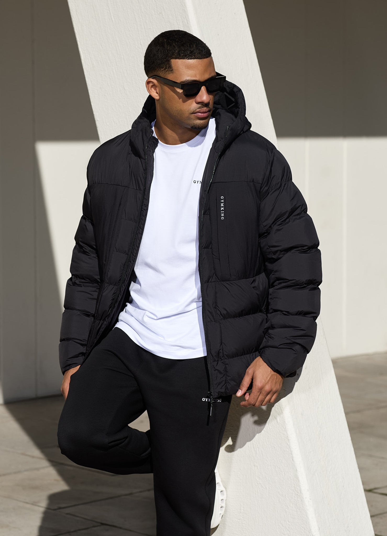 Gym King Synergy Puffer Jacket - Black Xs