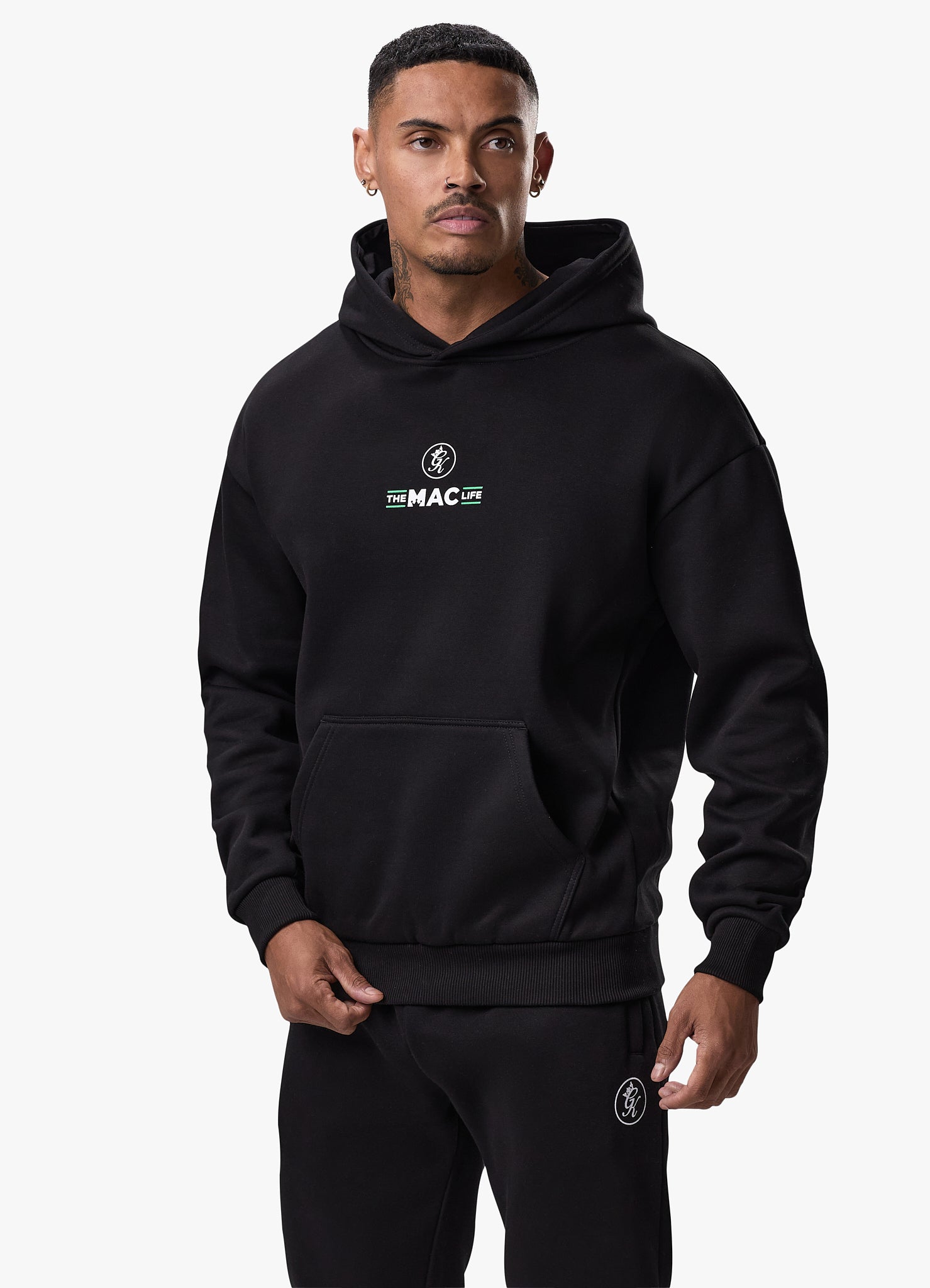 Gym King TML Fleece Hoodie - Black Xs