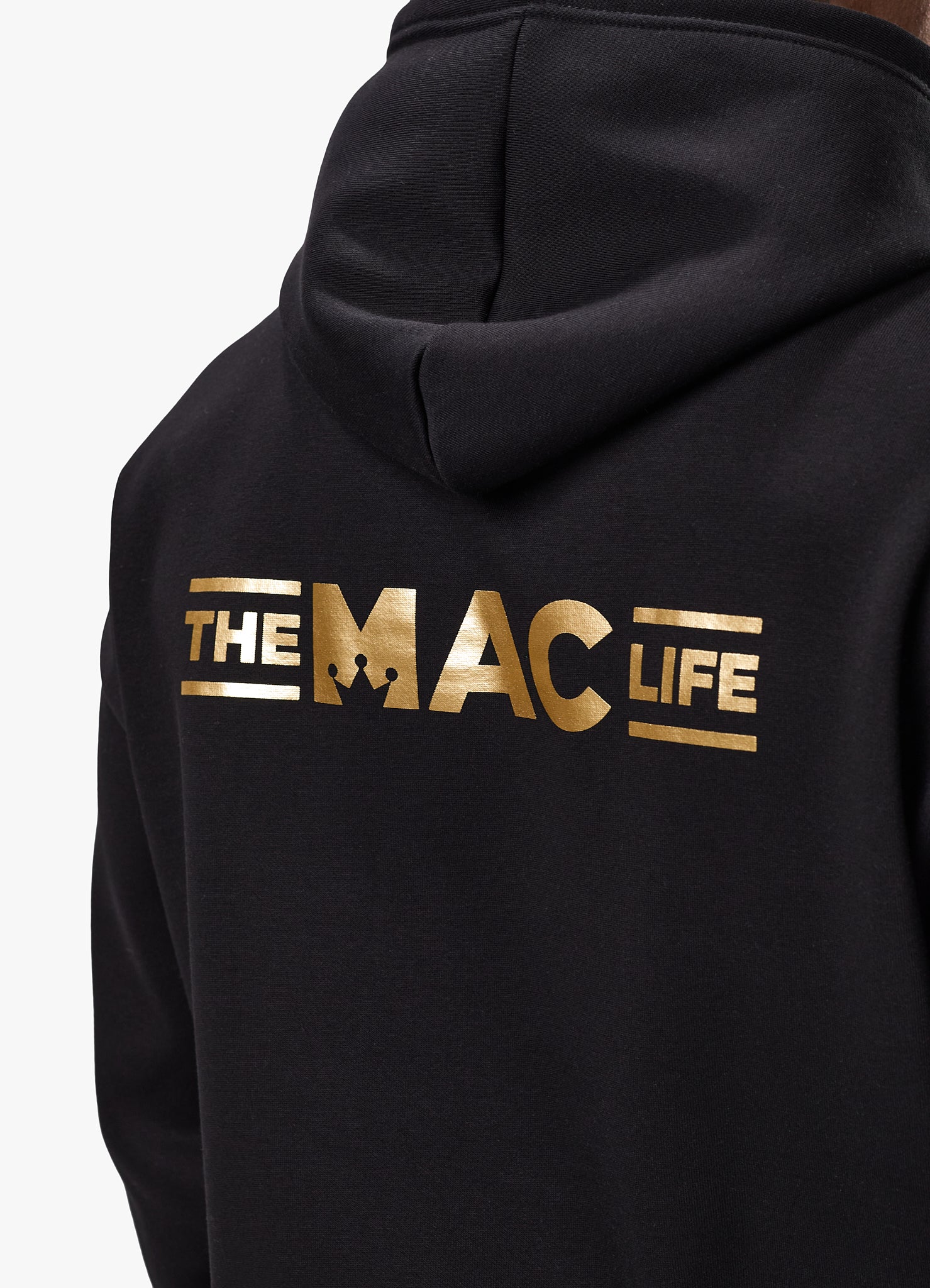 Gym King TML Fleece Hoodie - Black/Gold Xs