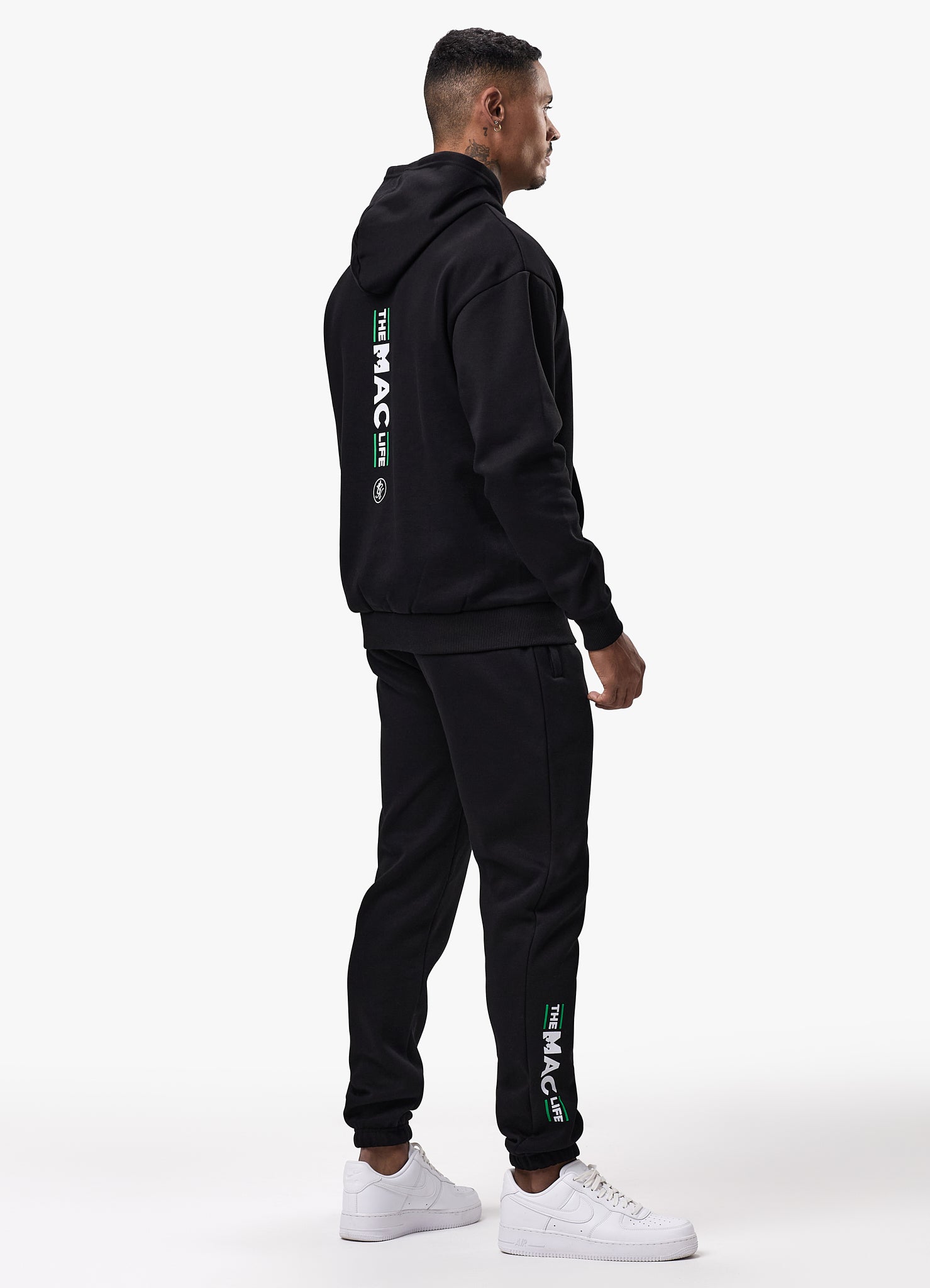 Gym King TML Fleece Tracksuit - Black