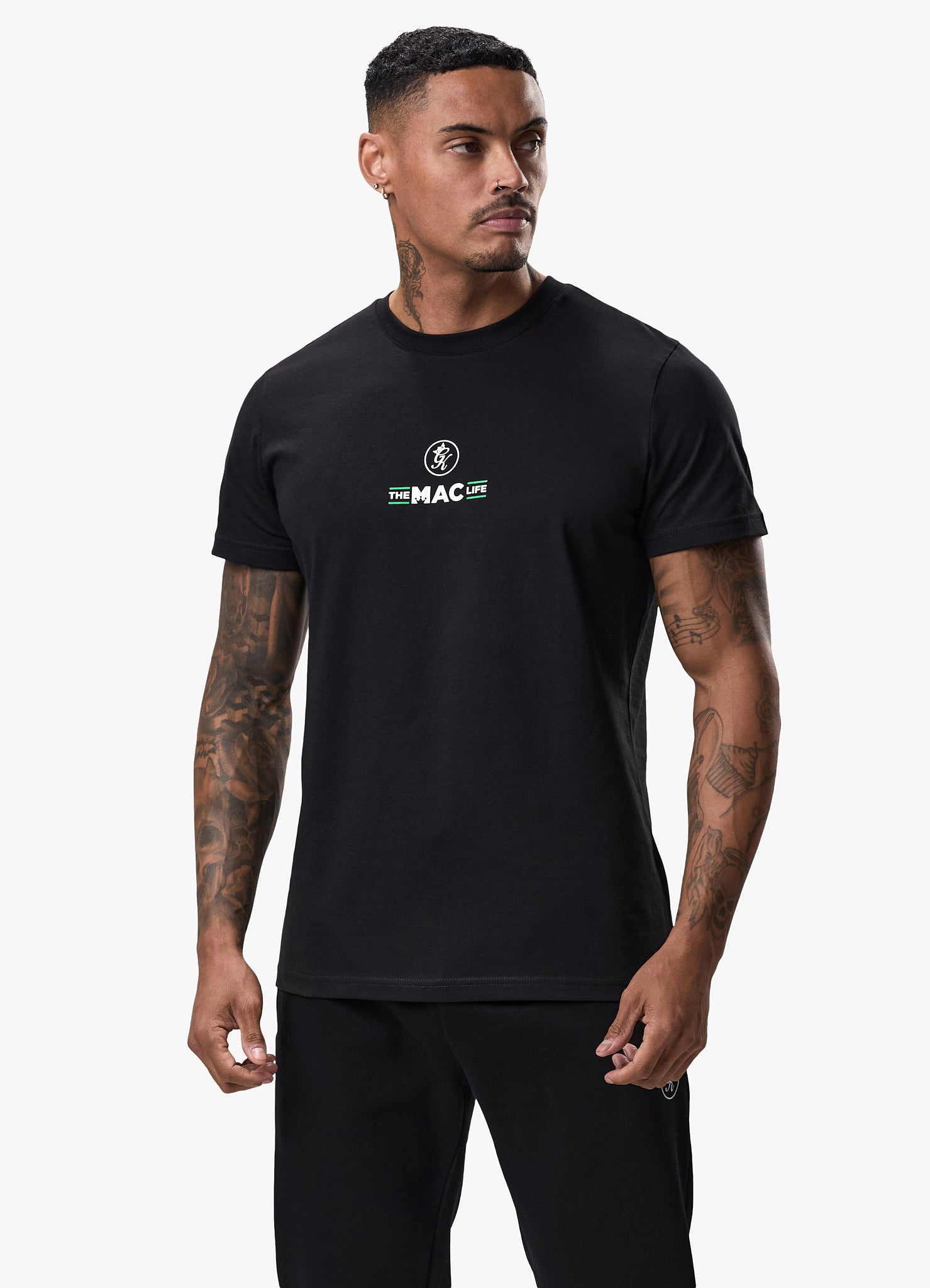 Gym King TML Jersey Regular Fit Tee - Black Xs