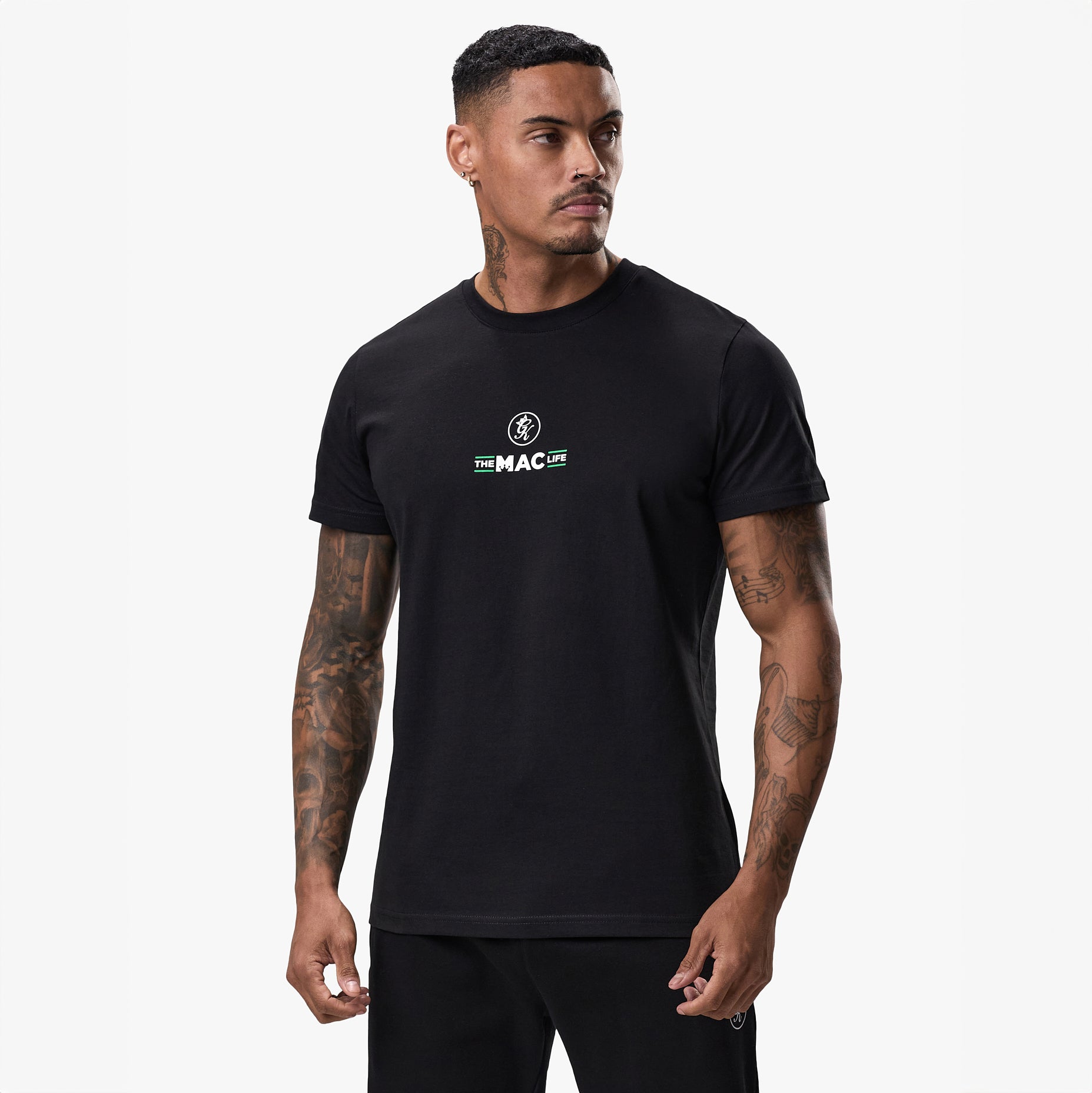 Gym King TML Jersey Regular Fit Tee - Black Xs