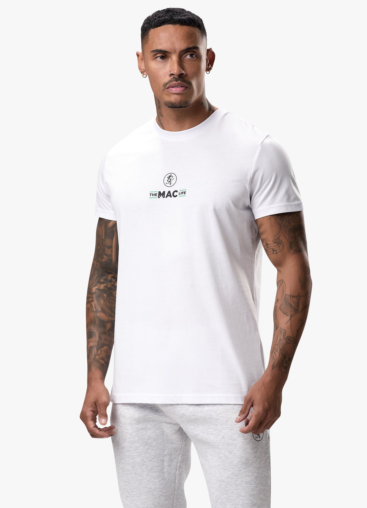 Gym King TML Jersey Regular Fit Tee - White Xs