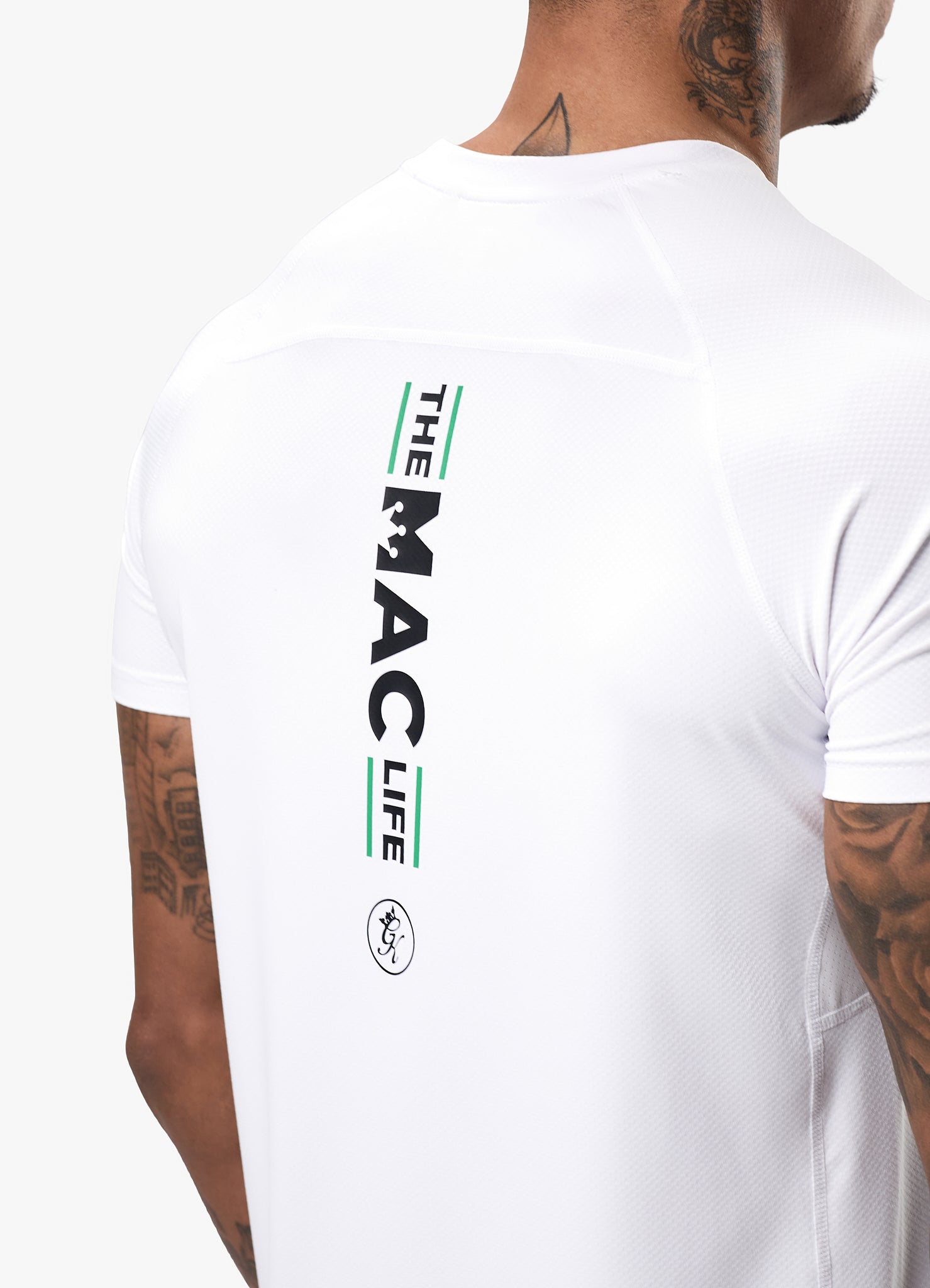 Gym King TML Pro Training Tee - White Xs