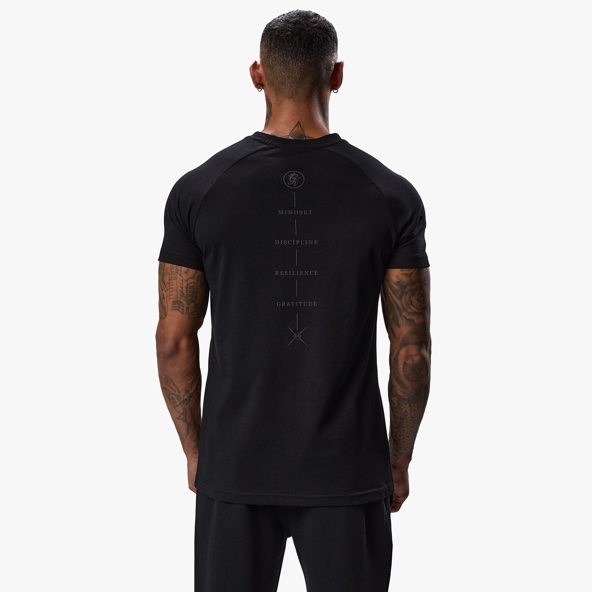 Gym King Stoic Tee - Black Xs