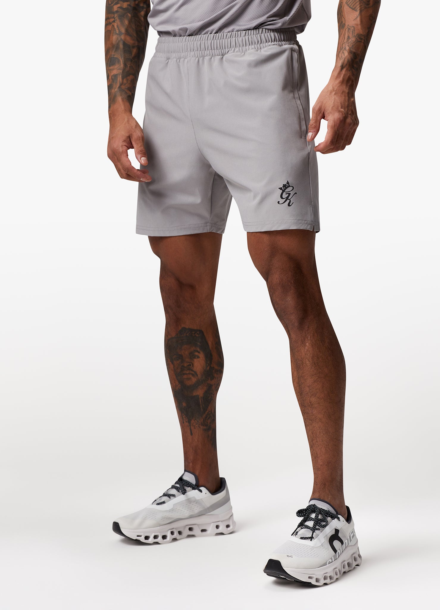 Gym King Training Division Short - Shadow Grey L