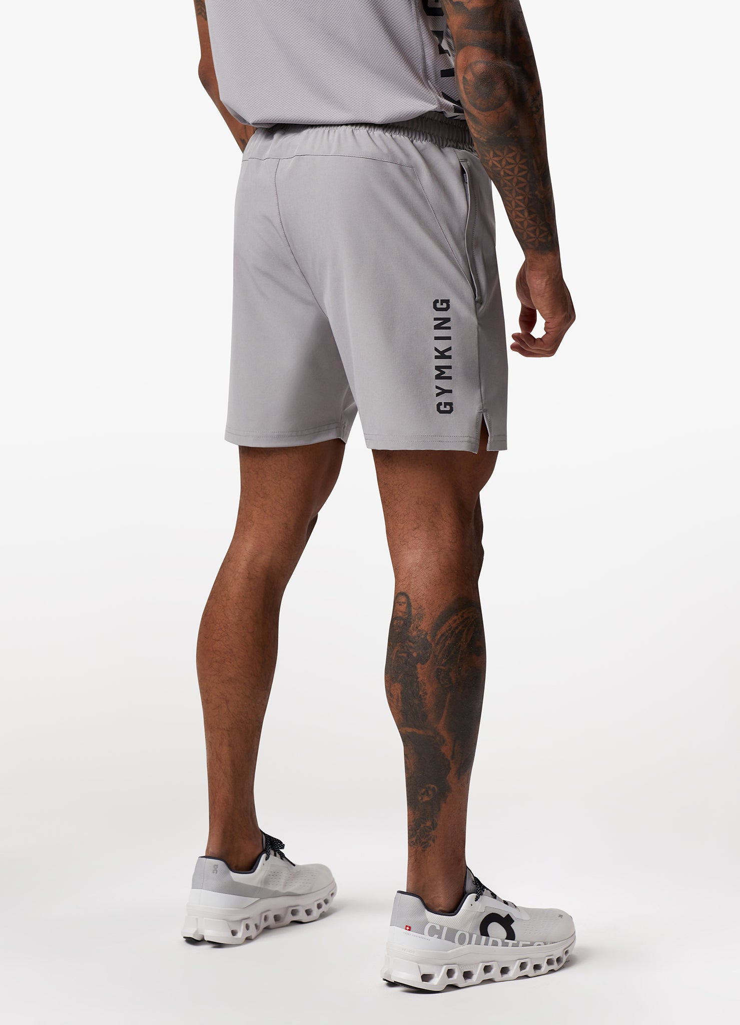 Gym King Training Division Short - Shadow Grey L