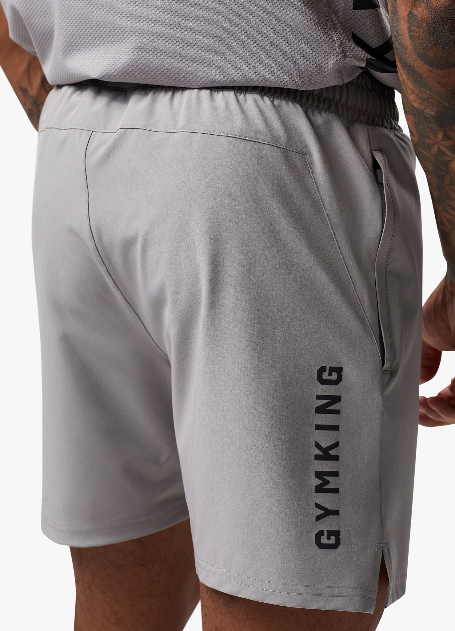 Gym King Training Division Short - Shadow Grey L