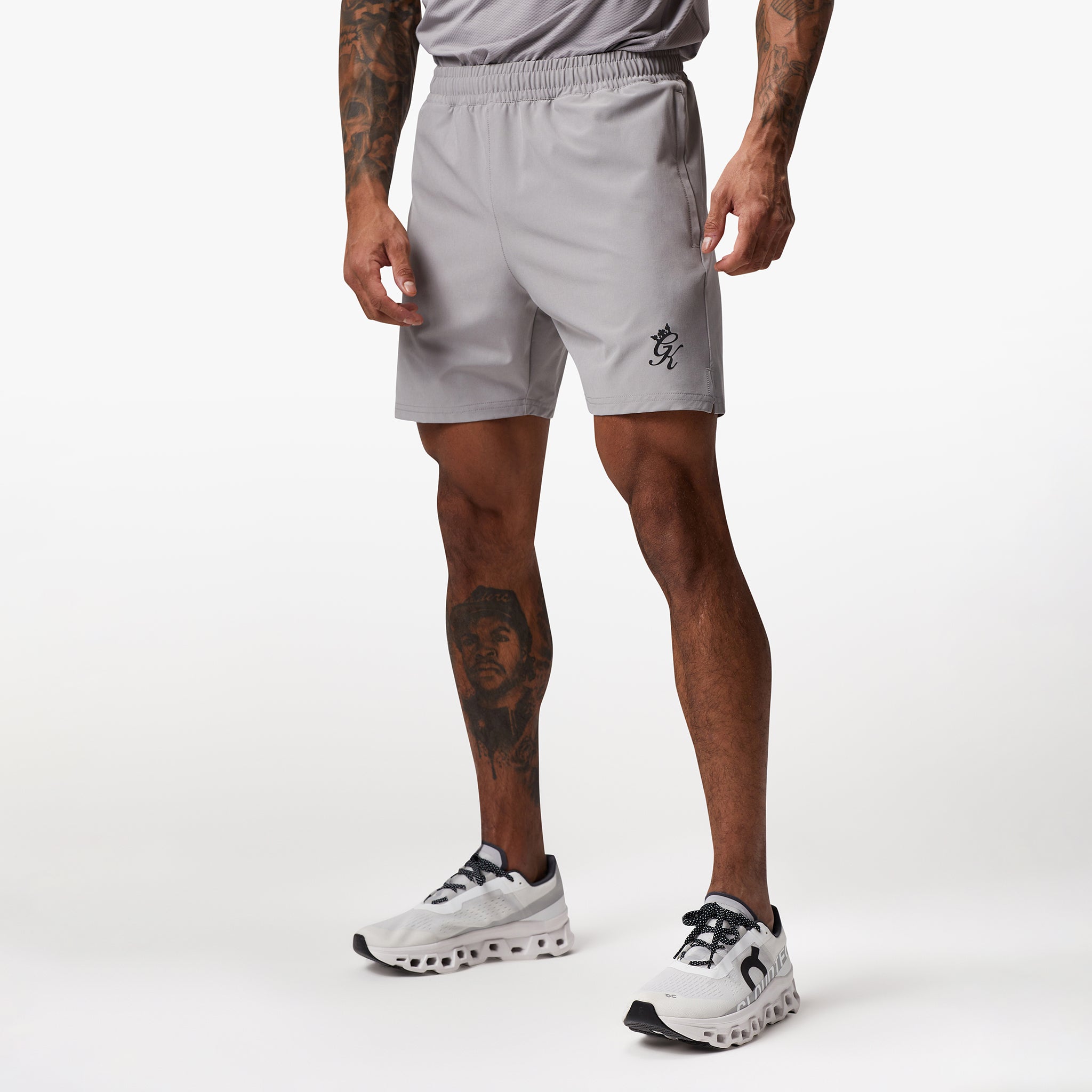 Gym King Training Division Short - Shadow Grey L