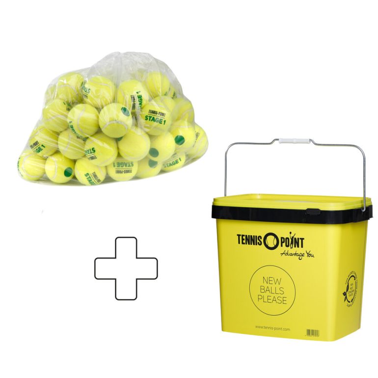 Tennis-Point Stage 1 60 Pack Plus Ball Bucket